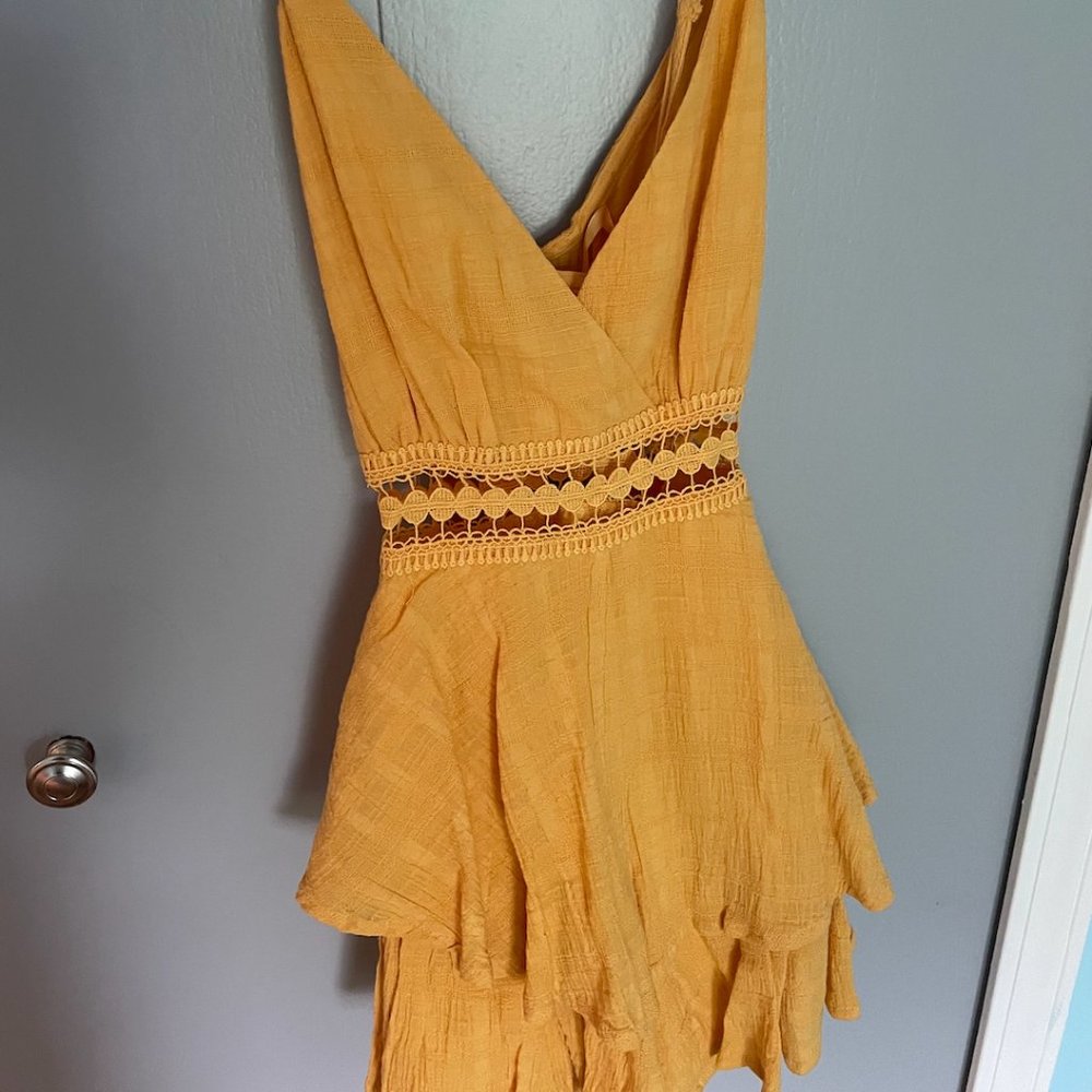 Princess Polly Ruffled Romper